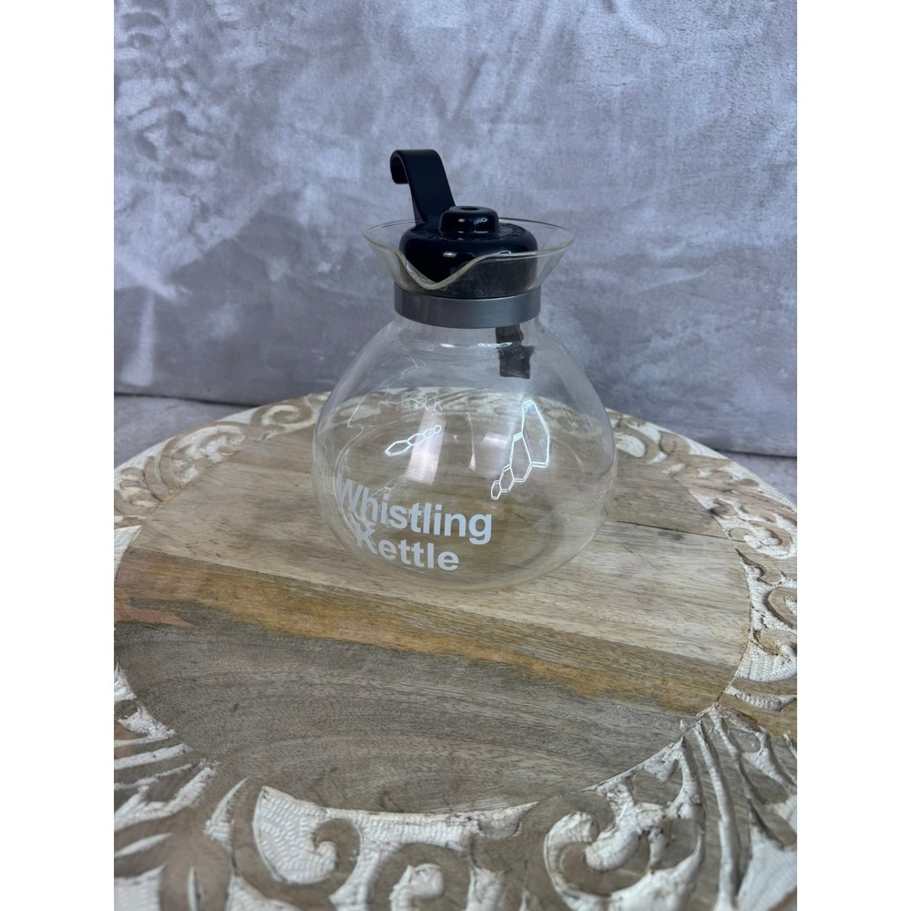 Glass Whistling Kettle 24oz Min Cafe Brew Collection Pour Over Coffee
